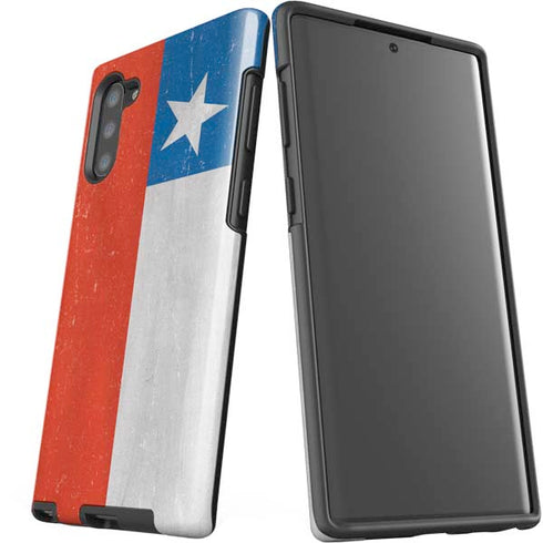 Chile Flag Distressed Galaxy Note 10 Pro Case